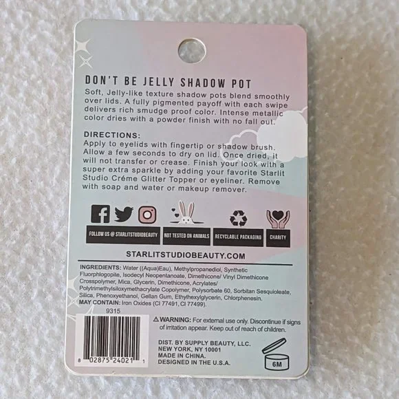 🌵3/$20🌵Don’t Be Jelly Shadow Pot VILLAIN Eyeshadow by Starlit Studio - Picture 5 of 7